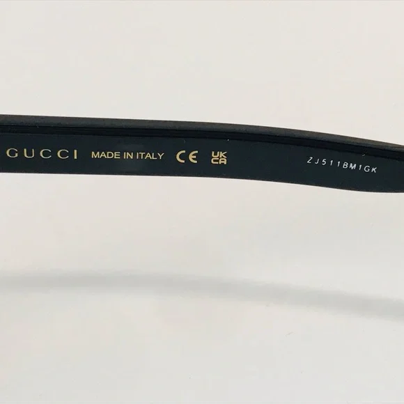 New Gucci Demo Square Men's Eyeglasses GG1344O 005 56